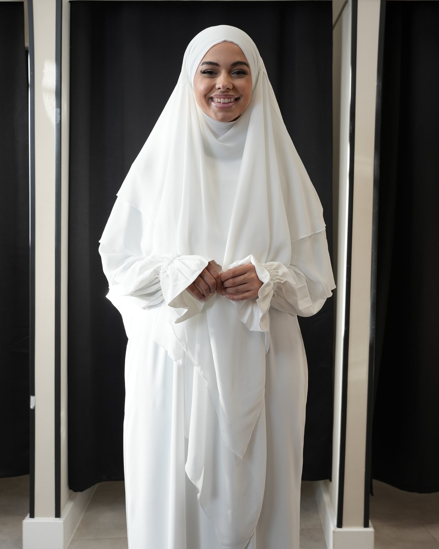 3 LAGIGER CHIFFON KHIMAR